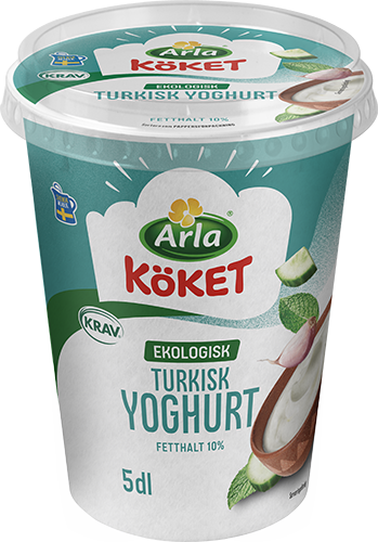 Eko turkisk yoghurt 10% 5 dl