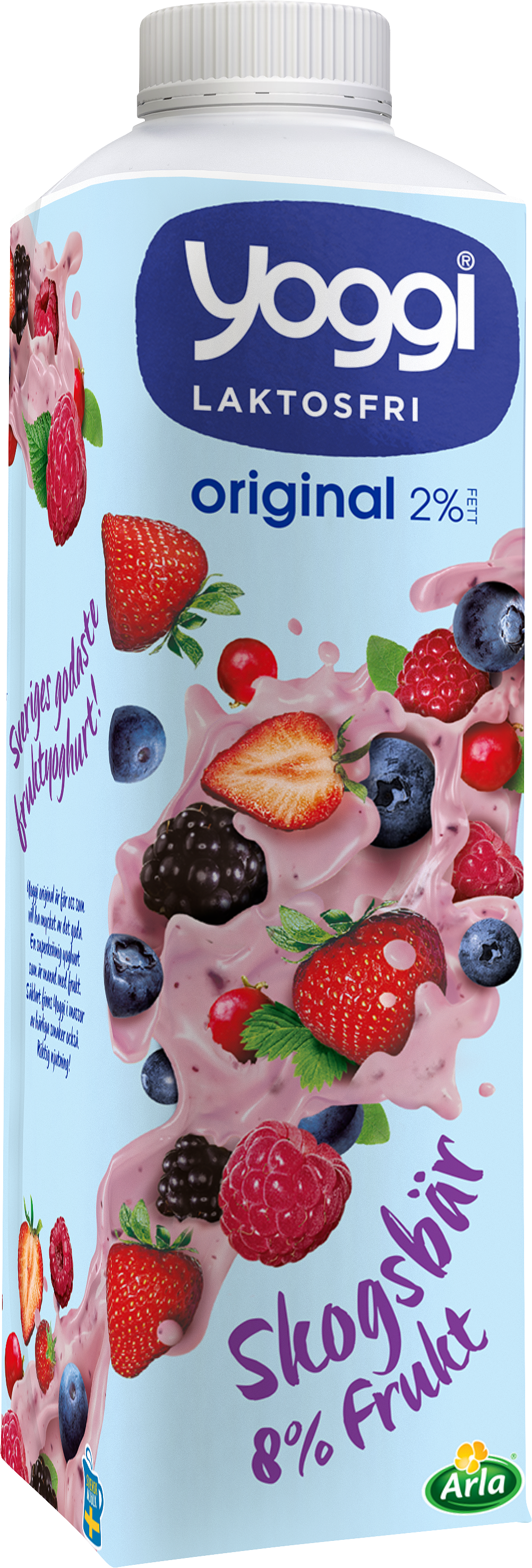 Yoggi® Original laktosfri yoghurt skogsbär 1000 g