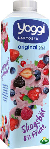 Yoggi® Original laktosfri yoghurt skogsbär 1000 g