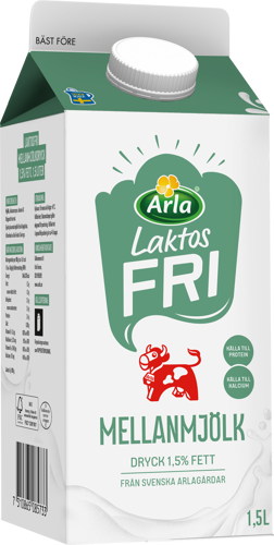 Arla Ko® Laktosfri mellanmjölkdryck 1.5% 1.5 l 1500 ml