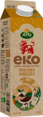 Arla Ko® Ekologisk Färsk minimjölk 0.1% 1000 ml