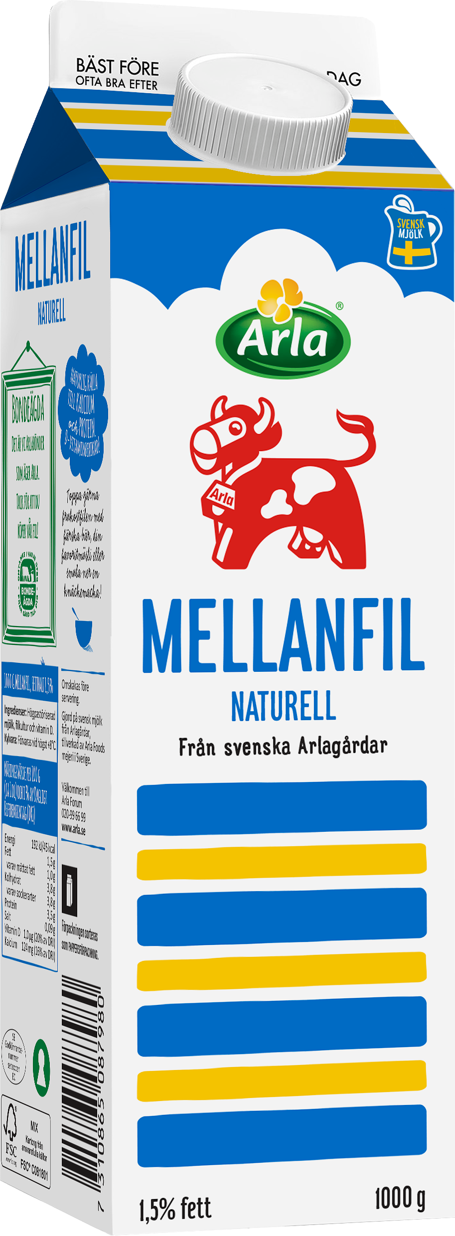 Mellanfil 1.5% 1000 g