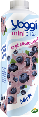 Yoggi® Mini yoghurt blåbär 1000 g