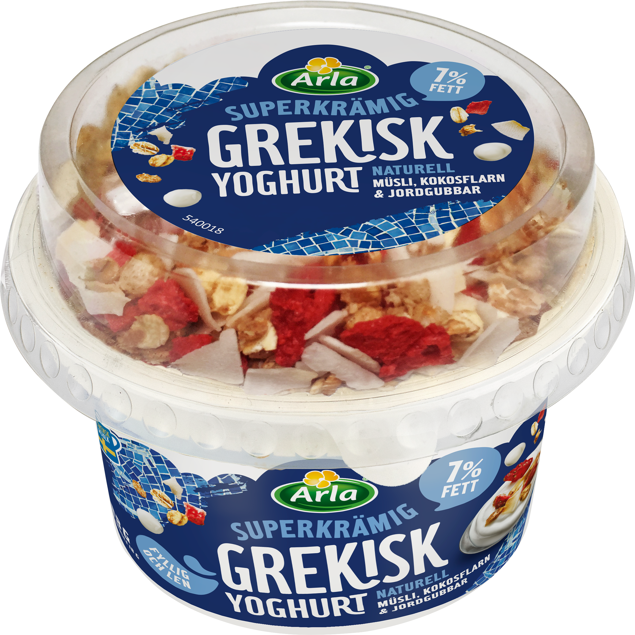 Grekisk yoghurt med musli 188 g
