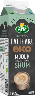 Arla® Latte Art® ekologisk mjölk 0.9% 1000 ml