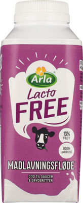Laktosefri Madlavningsfløde 13% 300 ml