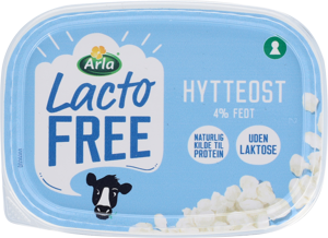 Arla®LactoFREE Hytteost naturel 4% 250 g