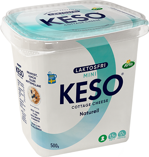 KESO® Laktosfri cottage cheese mini 1.5% 500g