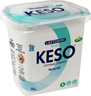 KESO® Laktosfri cottage cheese mini 1.5% 1,5% 500 g