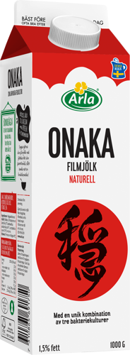 Arla® Onaka filmjölk naturell 1.5% 1000 g