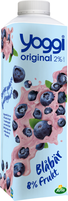 Yoggi® Original yoghurt blåbär 1000 g