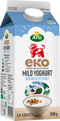 Arla Ko® Eko mild yoghurt naturell 3.8-4.5% 1500 g