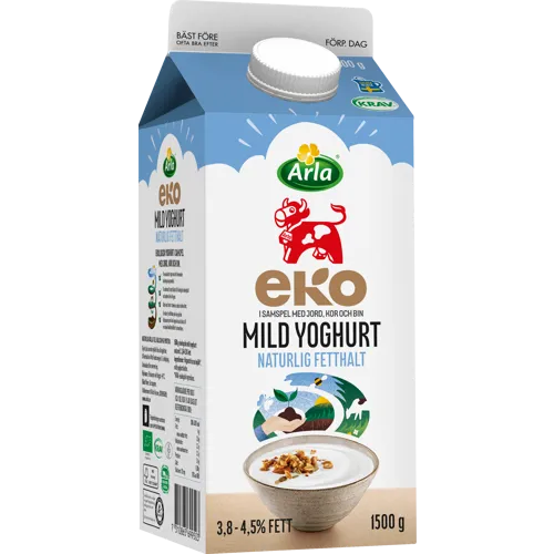 Eko mild yoghurt naturell 3,8-4,5%
