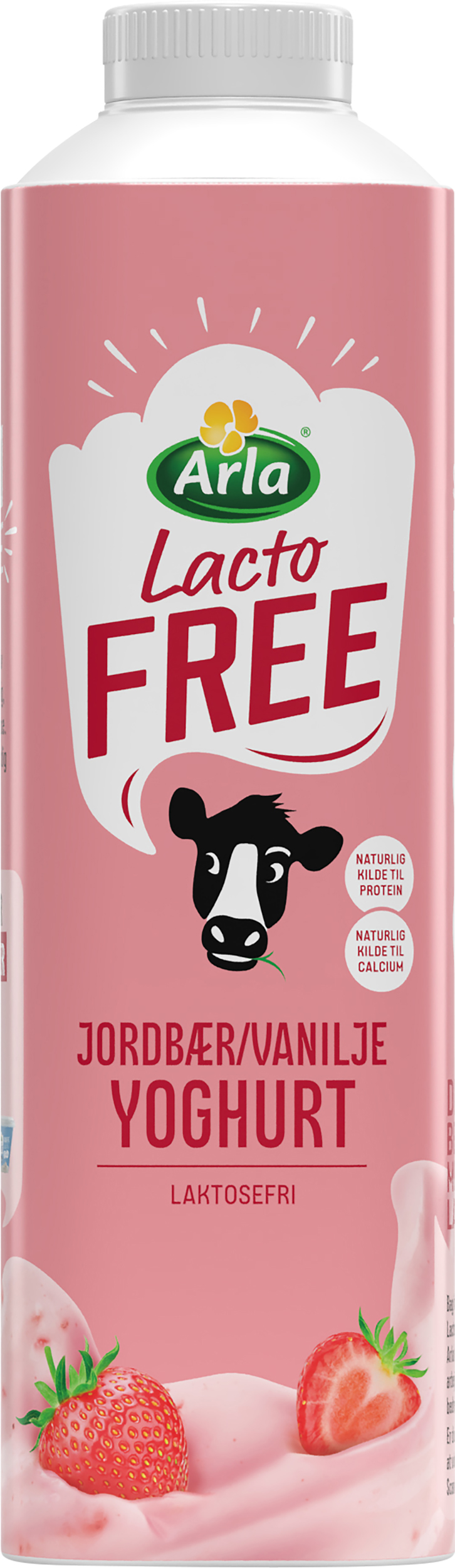 Jordbær/Vanilje Yoghurt  1,4% 1000 g