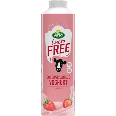 Jordbær/Vanilje Yoghurt  1,4% 1000 g