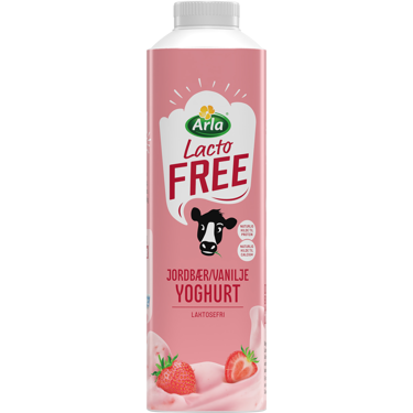Jordbær/Vanilje Yoghurt 1,4% 1000 g