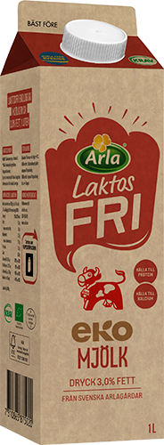 Laktosf eko standardmjölkdryck 3.0% 1 liter