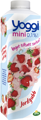 Yoggi® Mini yoghurt jordgubb 1000 g