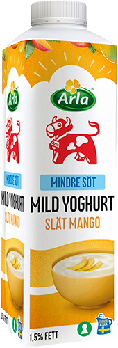 Arla Ko® Mild yoghurt mango lättsockrad 1.5% 1000 g