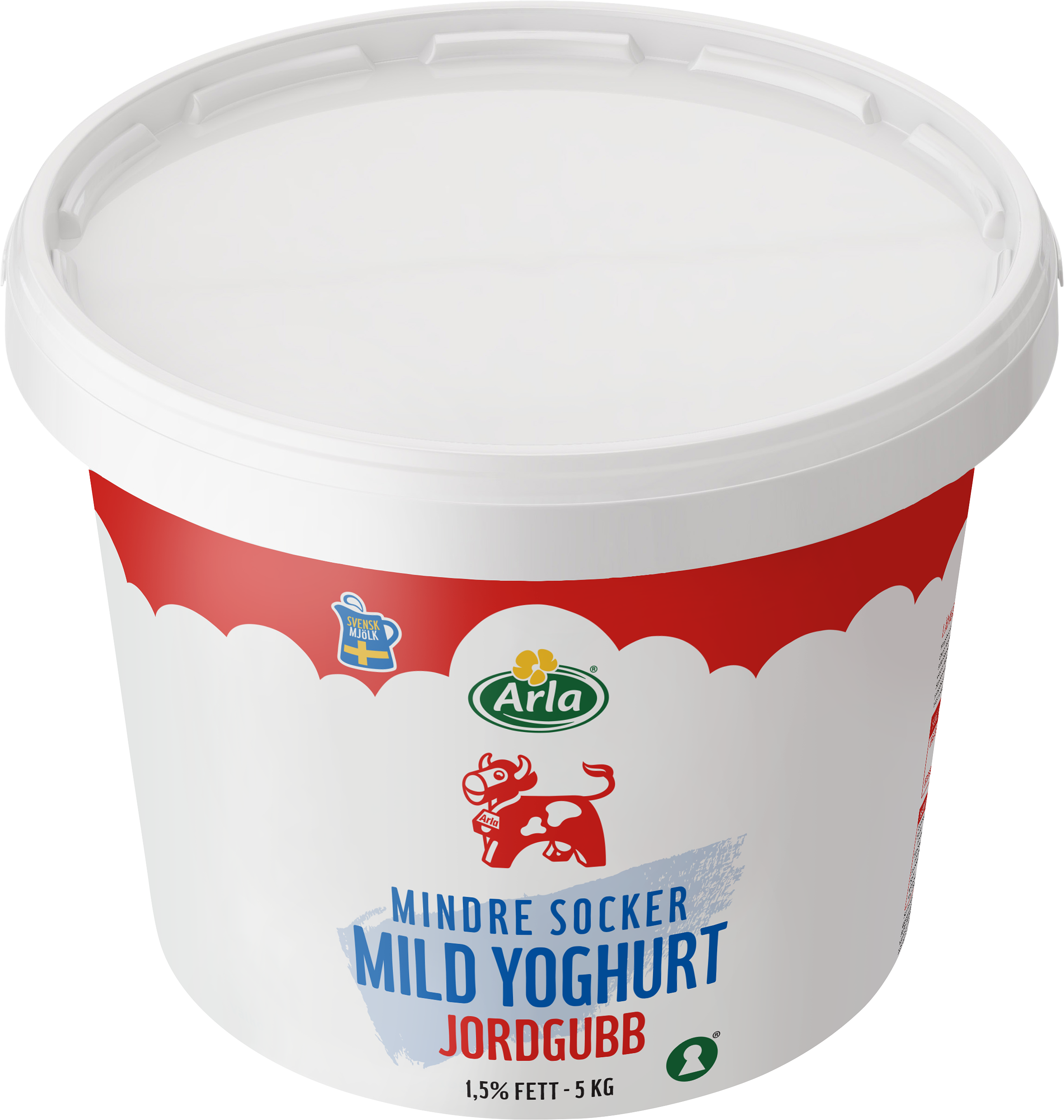Mild yoghurt jordgubb lättsockrad 1.5%