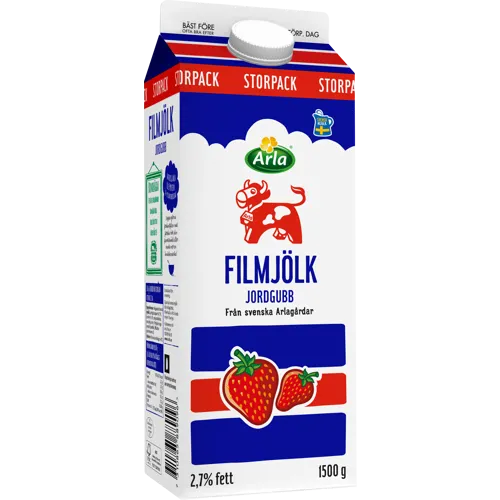 Filmjölk jordgubb 2.7%