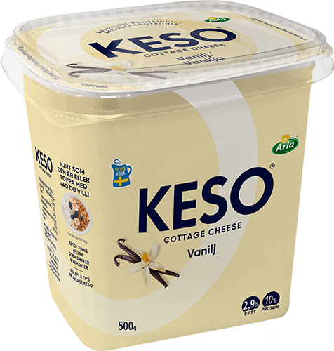 Cottage cheese vanilj 2.9% 500g