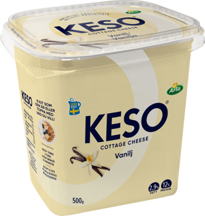 KESO® Cottage cheese vanilj 2.9% 500 g