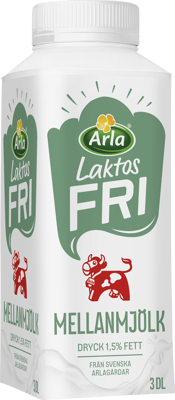 Arla Ko® Laktosfri mellanmjölkdry 1.5% port 300 ml