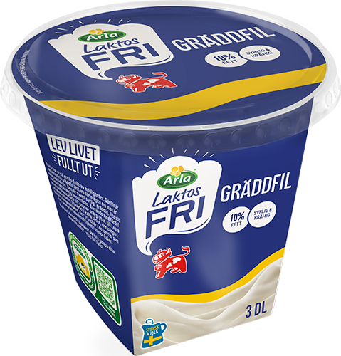 Laktosfri gräddfil 10% 3 dl