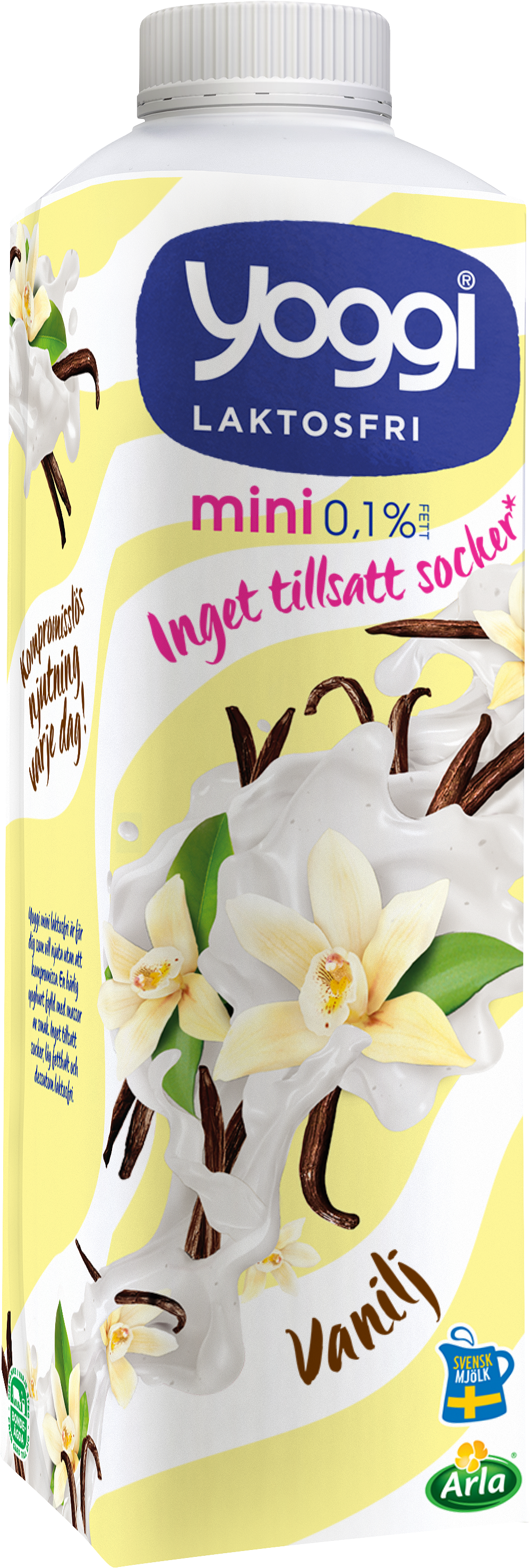 Mini laktosfri yoghurt vanilj 1000 g
