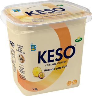 KESO® Cottage cheese ananas passion 2.9% 500g