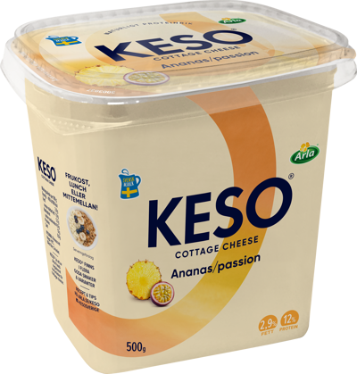 KESO® Cottage cheese ananas passion 2.9% 500g 500 g