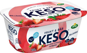KESO® Cottage ch F&B jordgubb 1.3% 1,3% 150 g