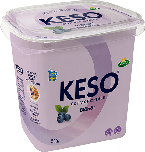 Cottage cheese blåbär 2.9% 500g
