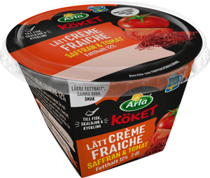 Arla Köket® Lätt crème fraiche saffran tomat 12% 200 ml