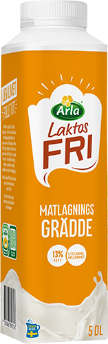 Laktosfri matlagningsgrädde 13% 5 dl