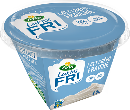 Laktosfri lätt crème fraiche 13% 2 dl