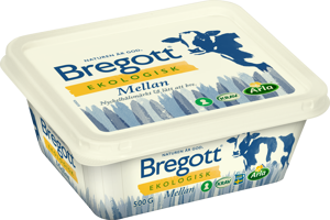 Bregott® Ekologisk Mellan smör & raps 57% 500 g