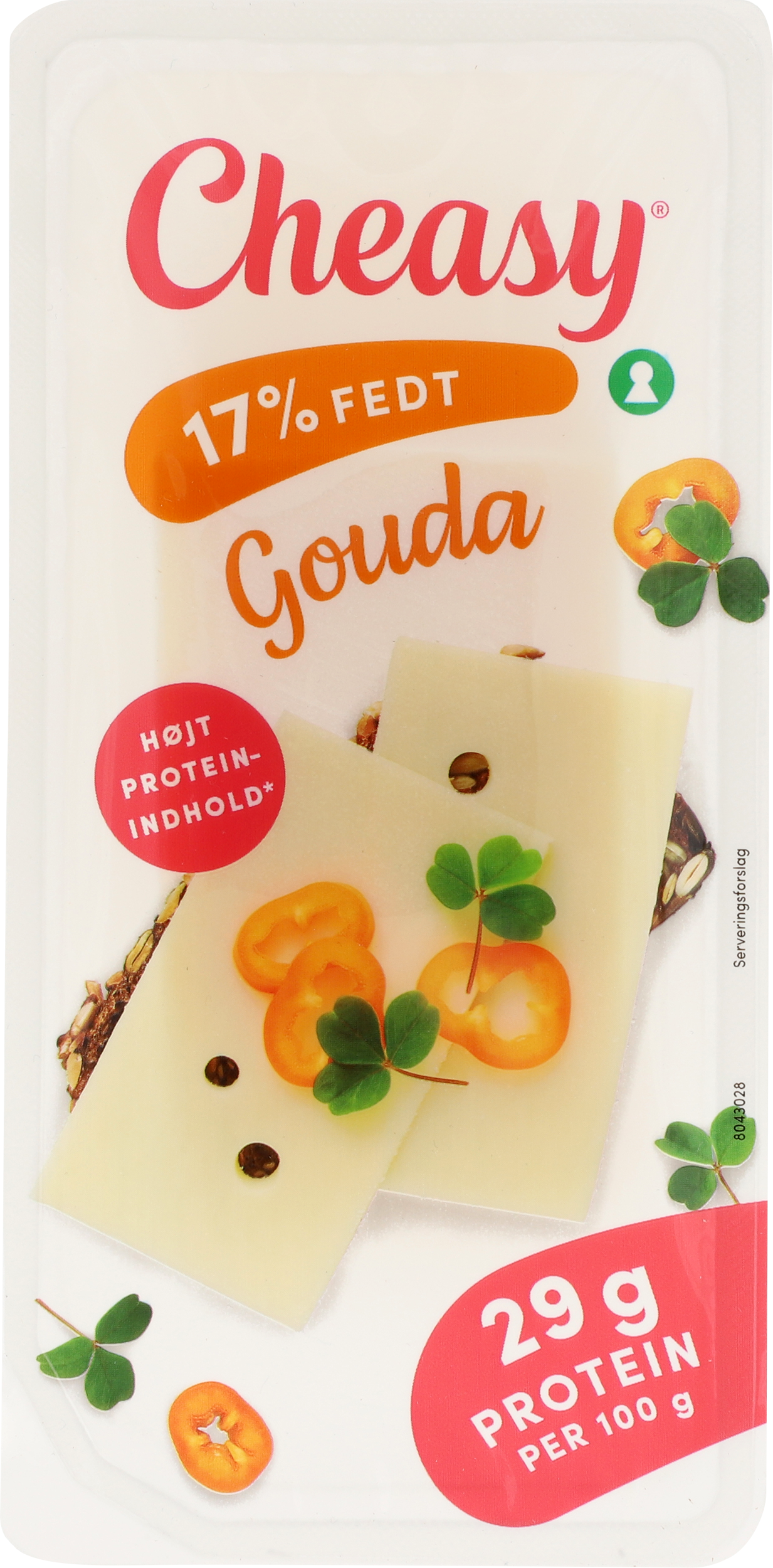 Gouda skiver 17% fedt 150 g