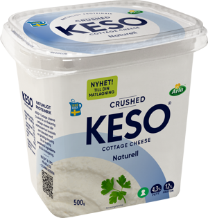 KESO® Cottage cheese crushed 4.3% 500g