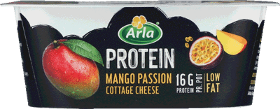 Arla® Protein Hytteost m. mango og passion 1,3% fedt 150g 150 g