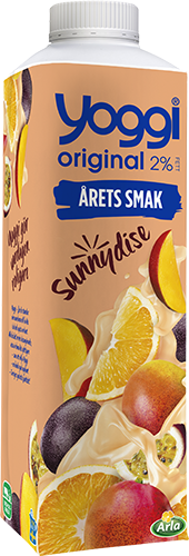 Yoghurt Sunnydise mango/apelsin/passion 1000 g