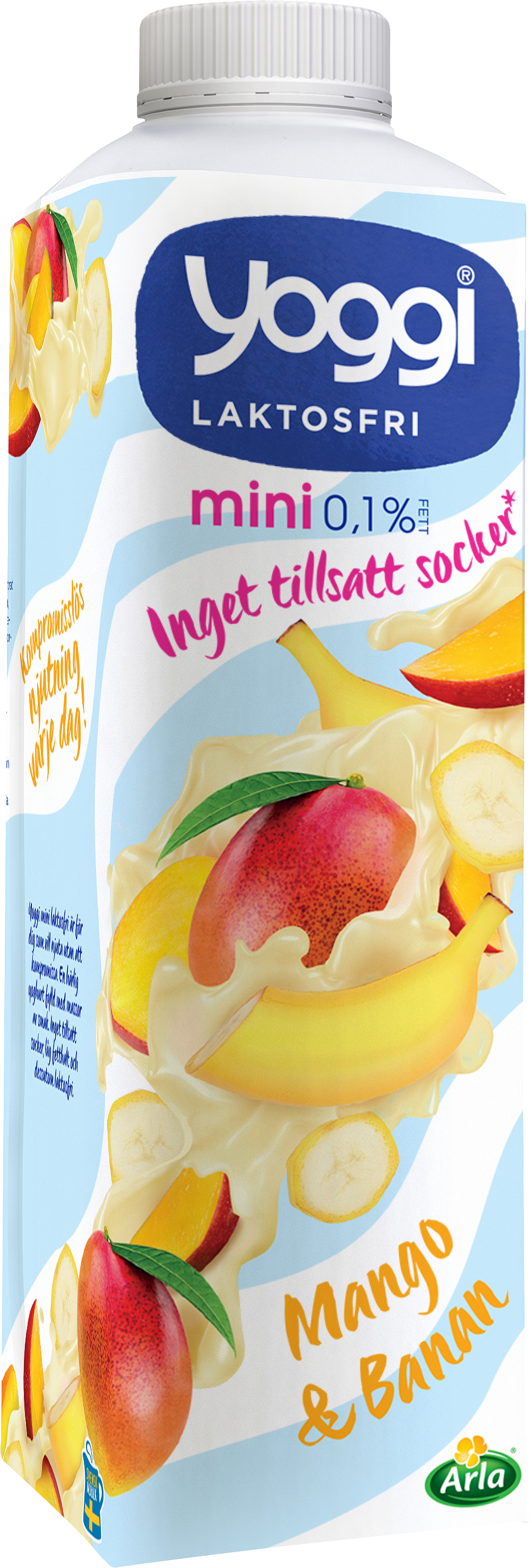 Mini laktosfri yoghurt mango banan 1000 g