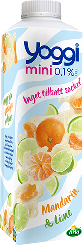 Mini yoghurt mandarin lime 1000 g