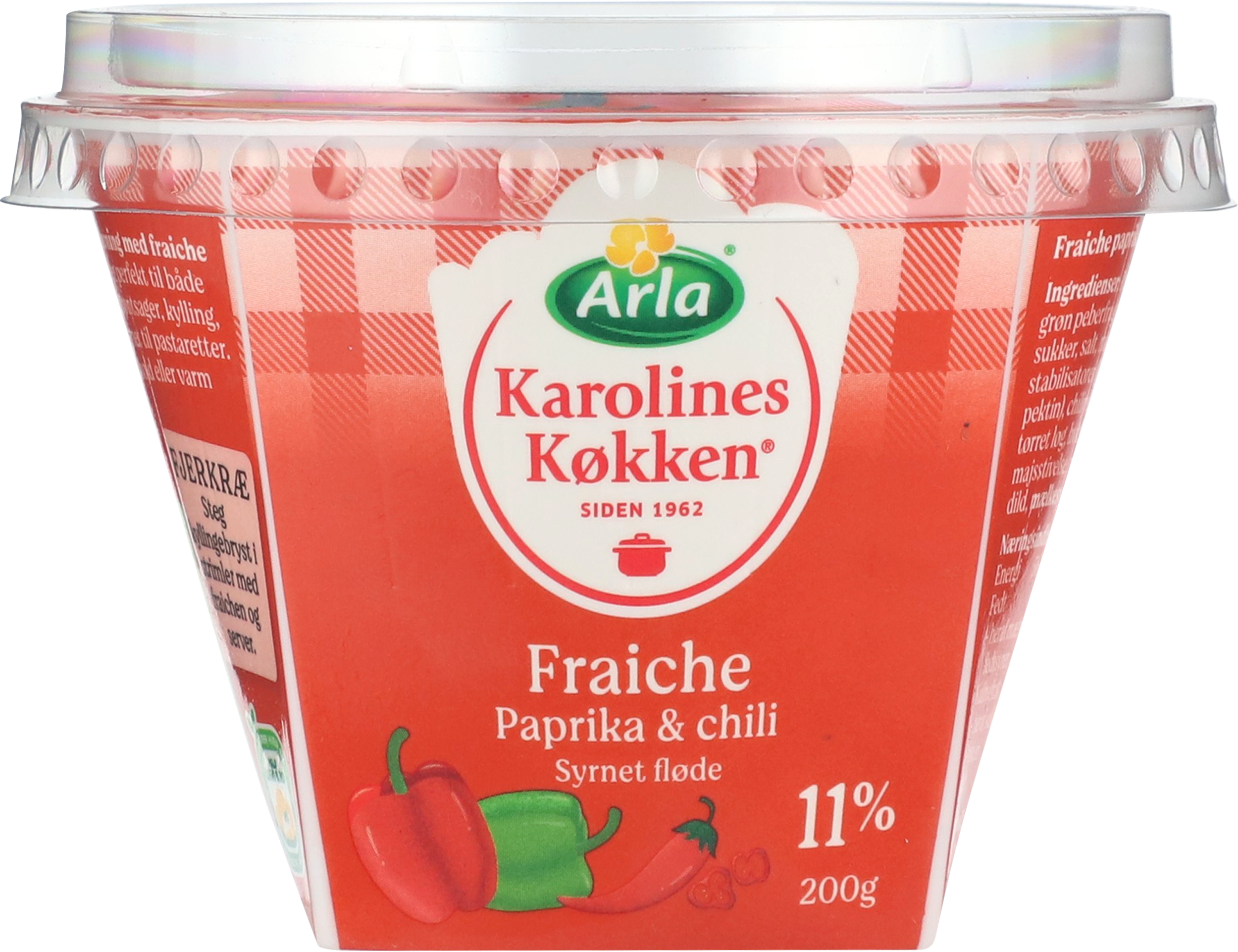 Fraiche med paprika og chili 11% 200 g