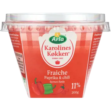 Fraiche med paprika og chili 11% 200 g