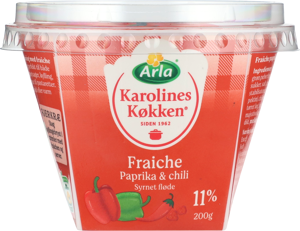 Arla Karolines Køkken® Fraiche med paprika og chili 11% 200 g