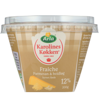 Fraiche med parmesan og hvidløg 12% 200 g