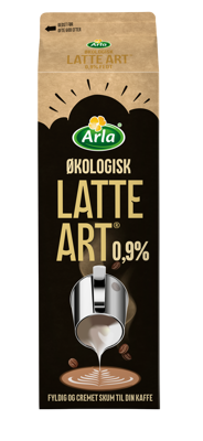 Arla® Økologisk LATTE ART 0,9% 1 L