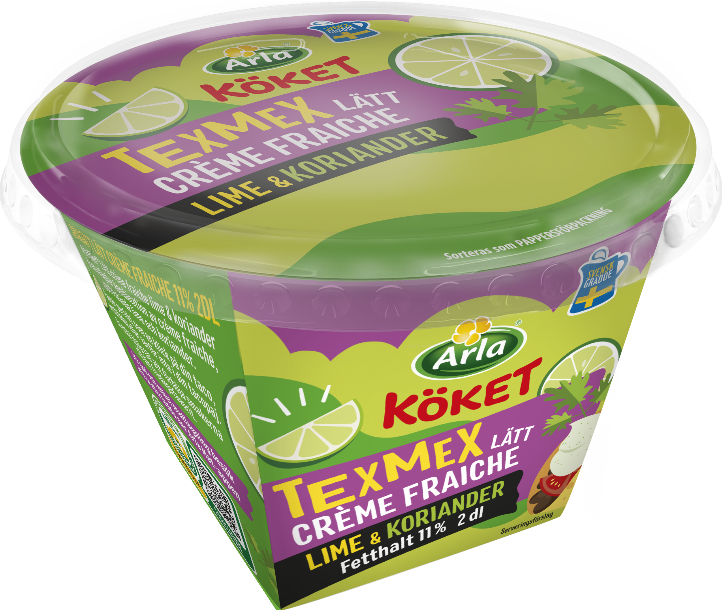 Arla Köket® Lätt crème fraiche lime & koriander